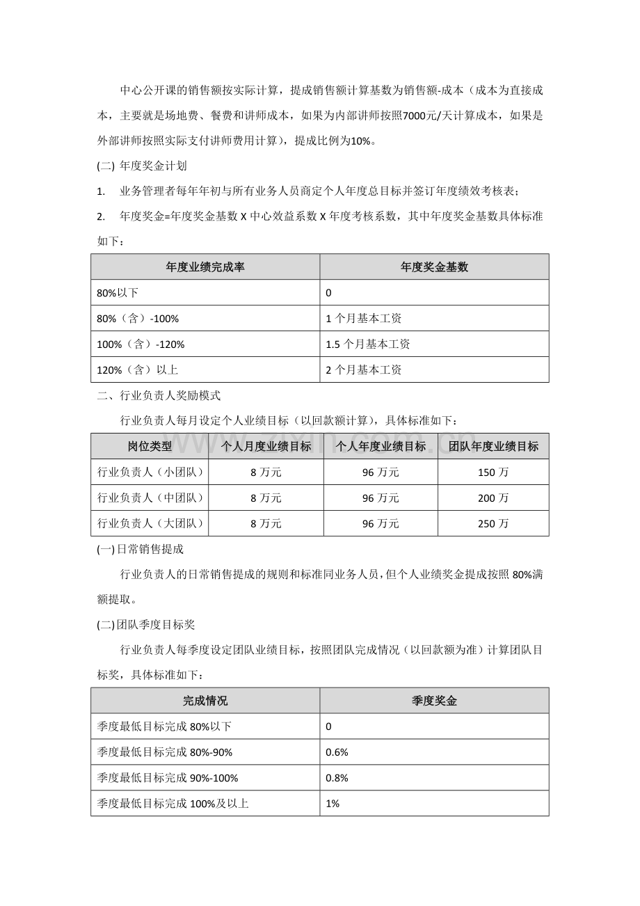 业务人员激励方案.docx_第3页