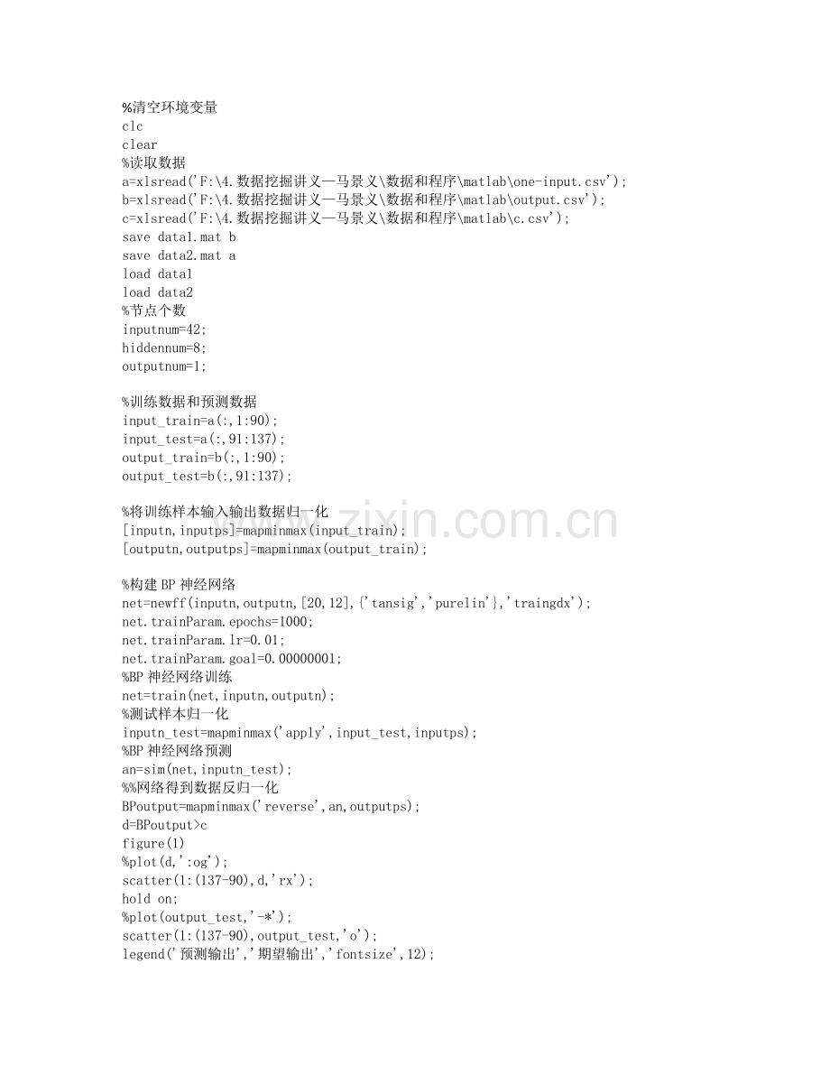 bp神经网络MATLAB程序.doc_第1页