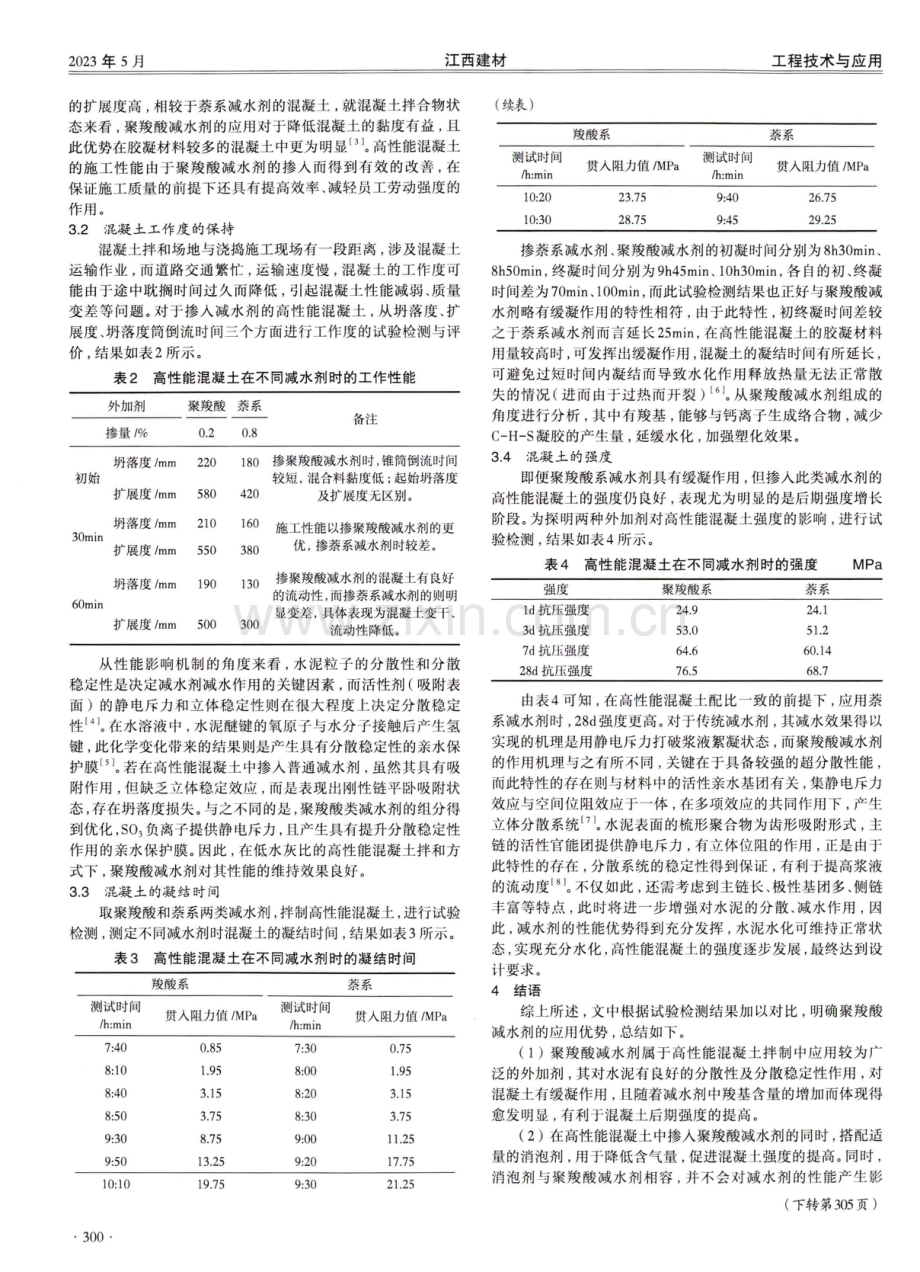 聚羧酸减水剂在高性能混凝土中的应用分析.pdf_第2页