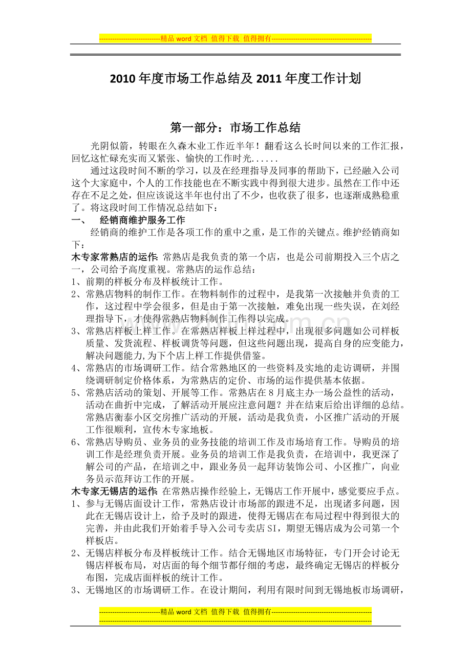 年度工作总结及下一年工作计划.docx_第1页