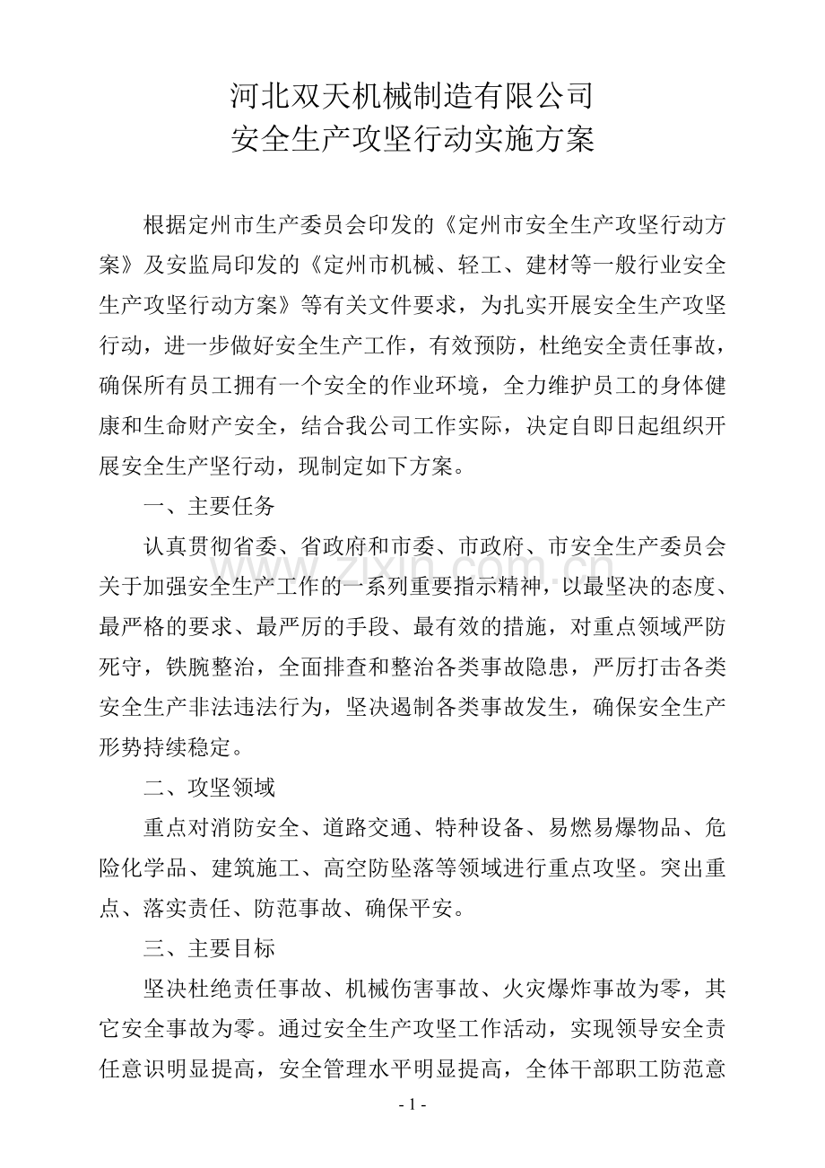 安全生产攻坚行动方案.doc_第1页