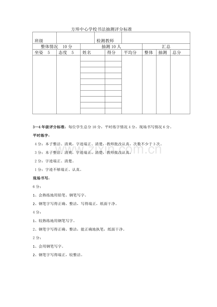 书写考核标准.doc_第2页