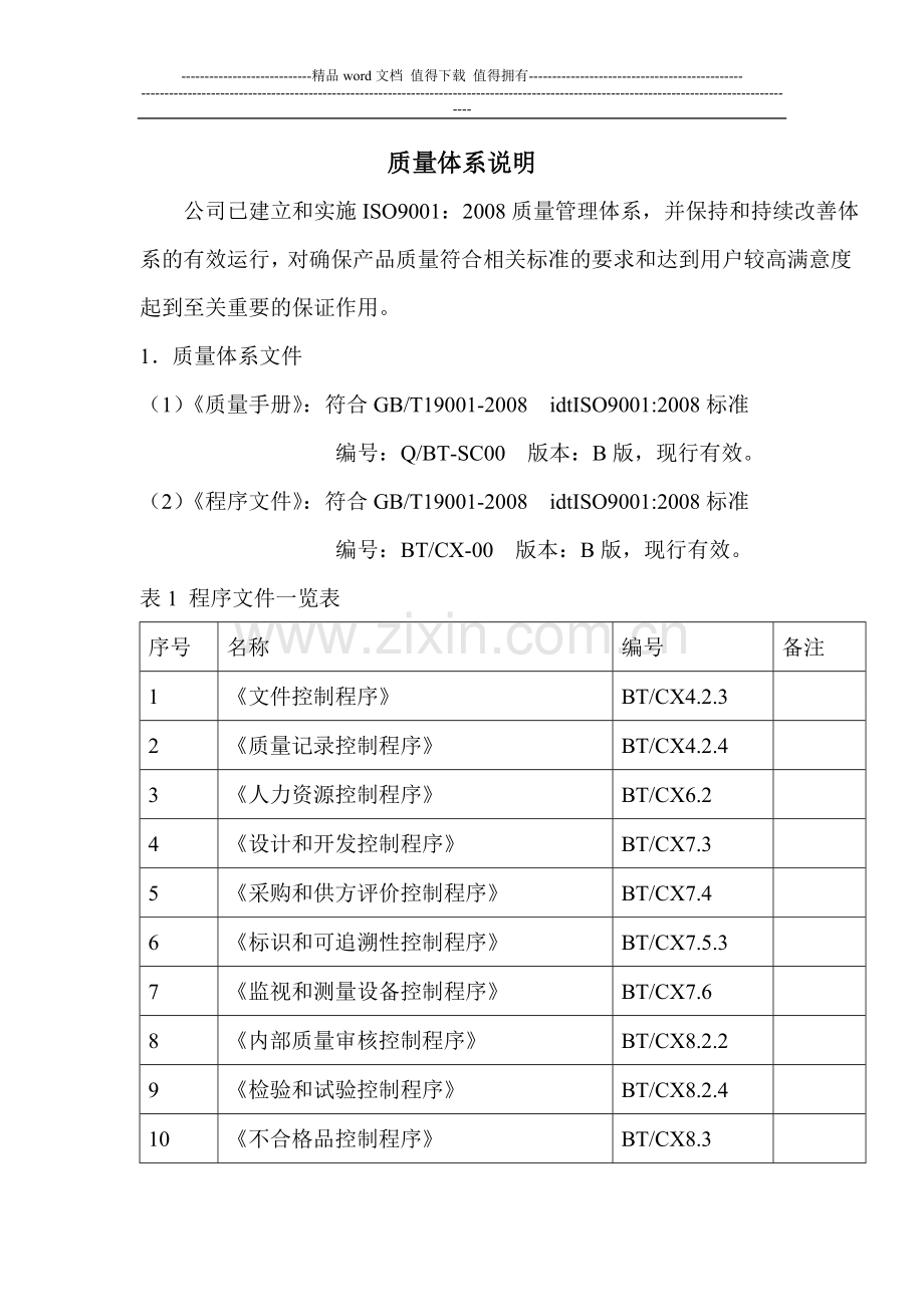 质量管理体系情况.doc_第1页