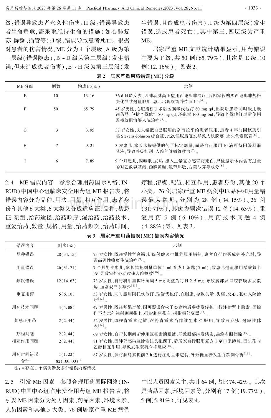 居家用药环节严重用药错误文献分析.pdf_第3页