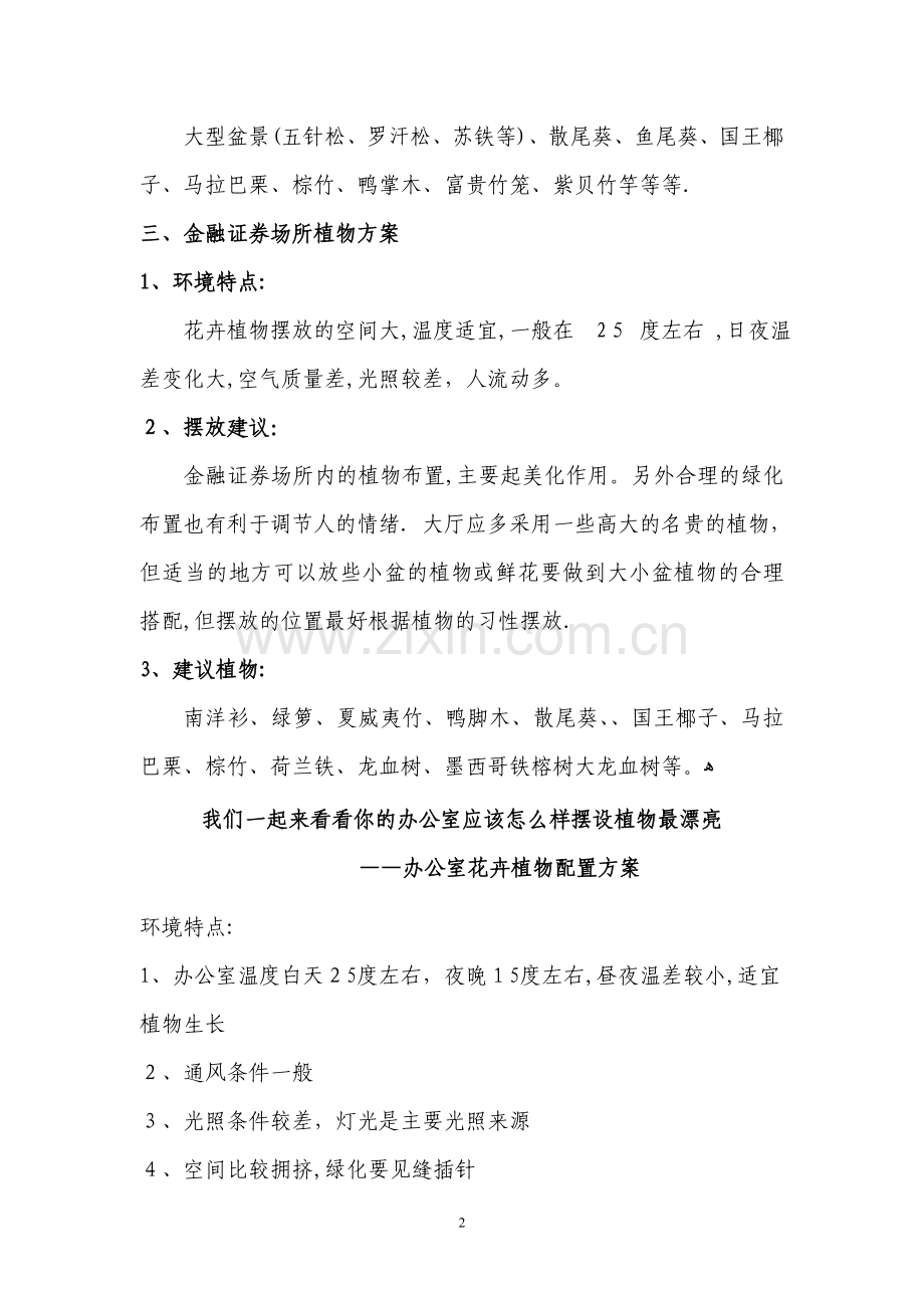 各种办公室绿植配置方案28133.doc_第2页