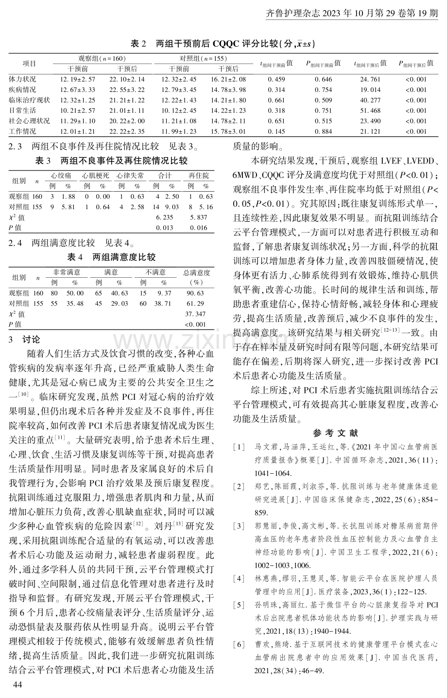 抗阻训练结合云平台管理模式对PCI术后患者心脏康复效果的影响.pdf_第3页