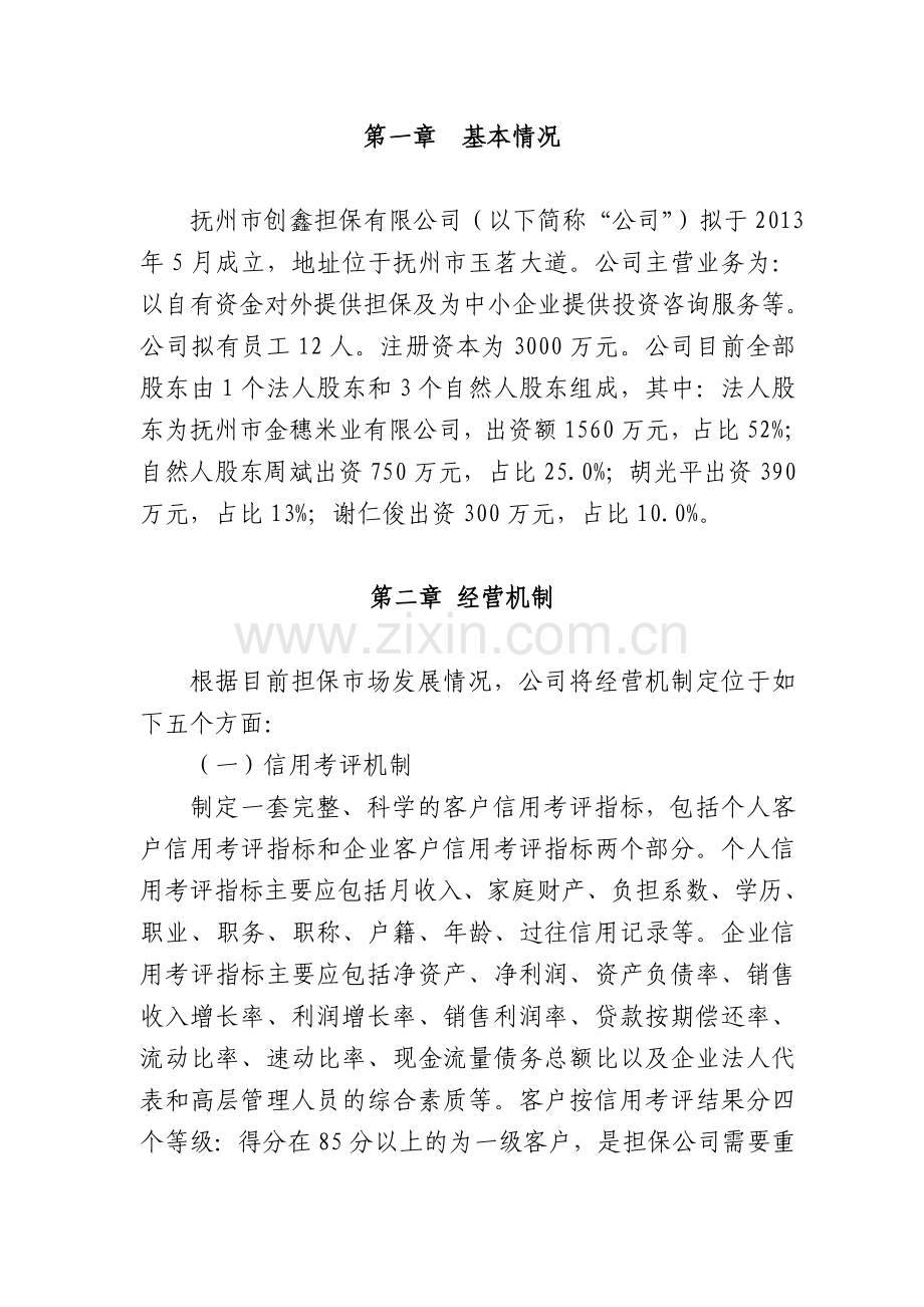 担保公司经营发展战略和规划报告.doc_第3页