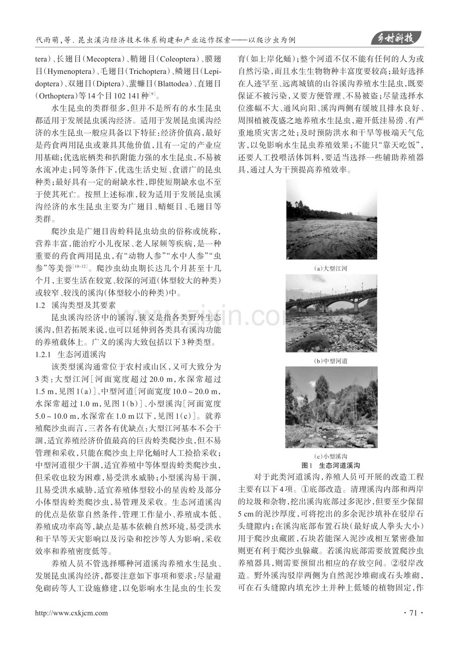 昆虫溪沟经济技术体系构建和产业运作探索——以爬沙虫为例.pdf_第2页