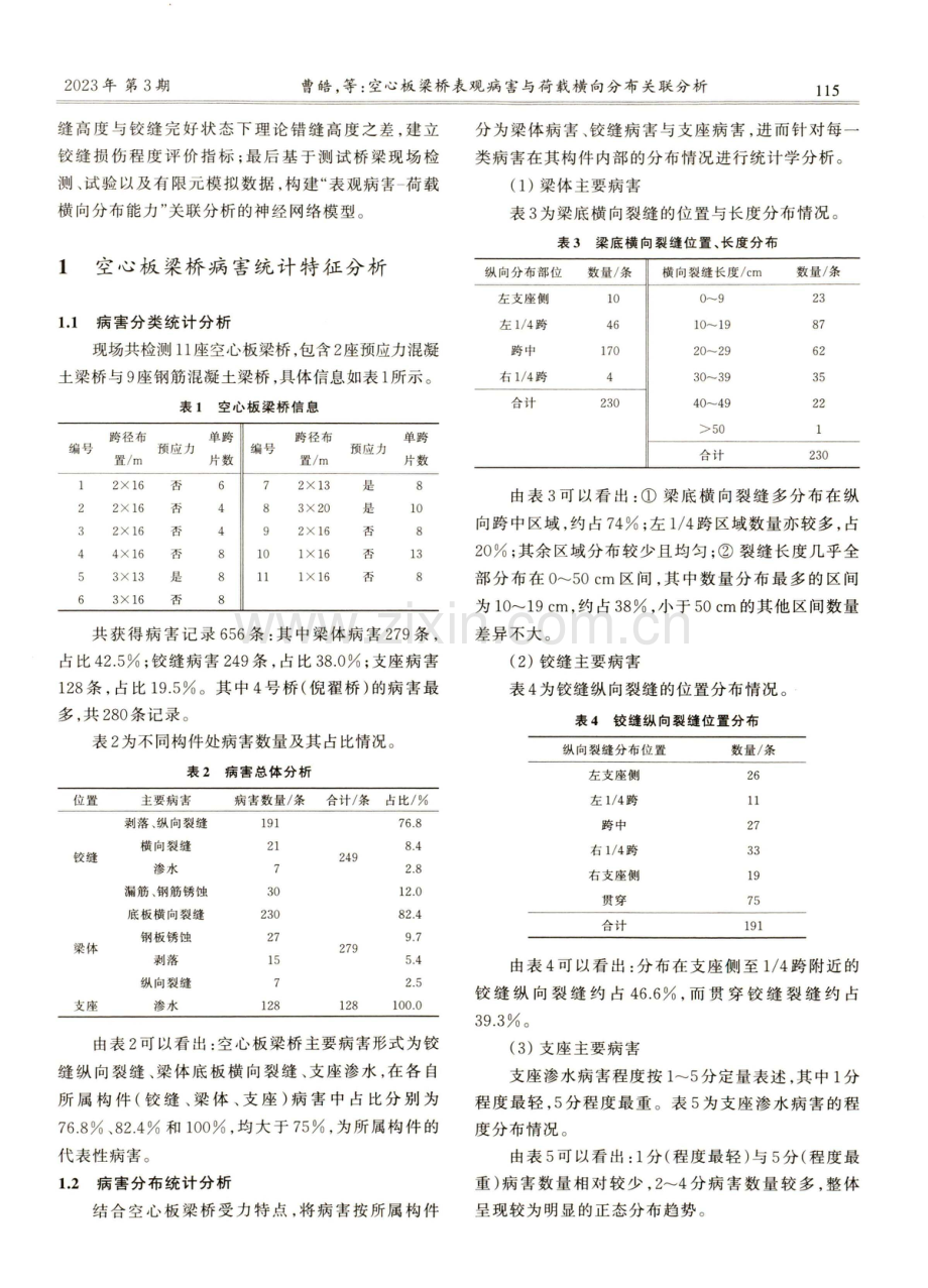 空心板梁桥表观病害与荷载横向分布关联分析.pdf_第2页