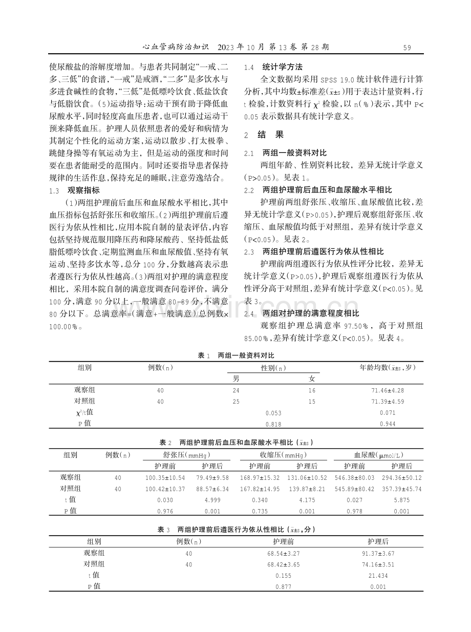 老年高血压合并无症状高尿酸血症患者进行综合护理干预的效果分析.pdf_第2页