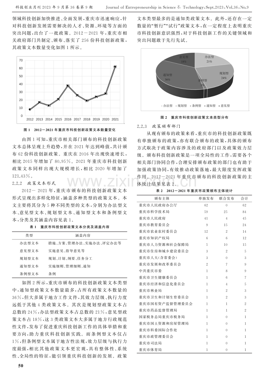 科技创新政策对地方高校科技成果转化效率影响研究——以重庆市为例.pdf_第3页