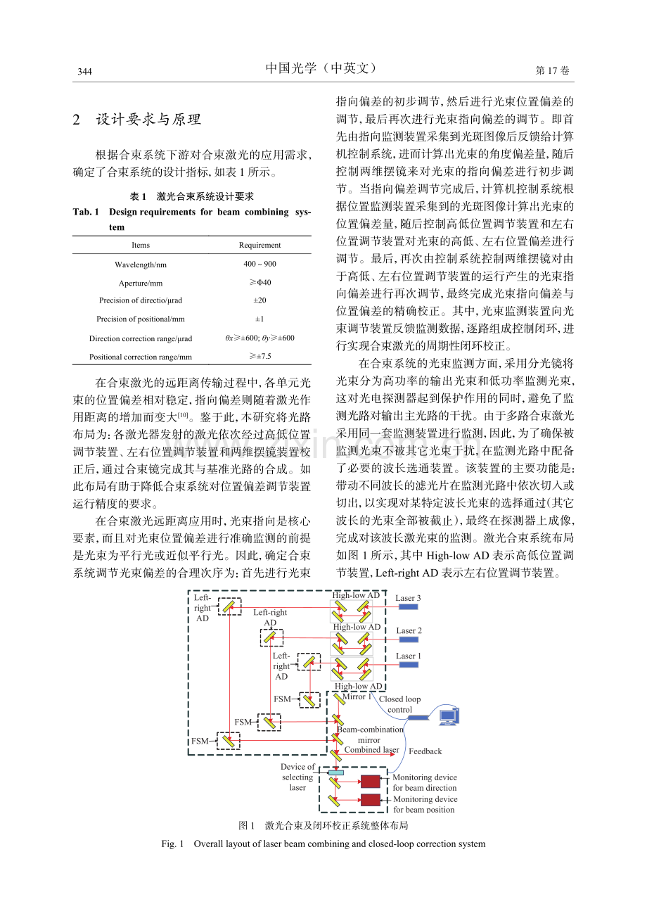 可见光波段多路激光合束及闭环校正技术研究.pdf_第3页