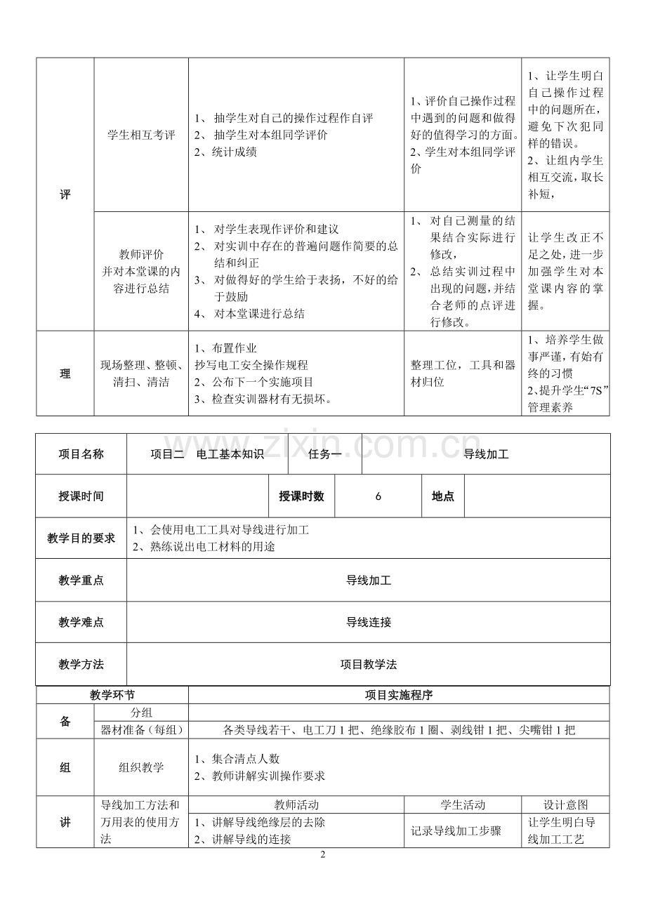 机床维修电工教案全套教案-授课电子教案-整本书电子讲义-教学讲义.doc_第2页