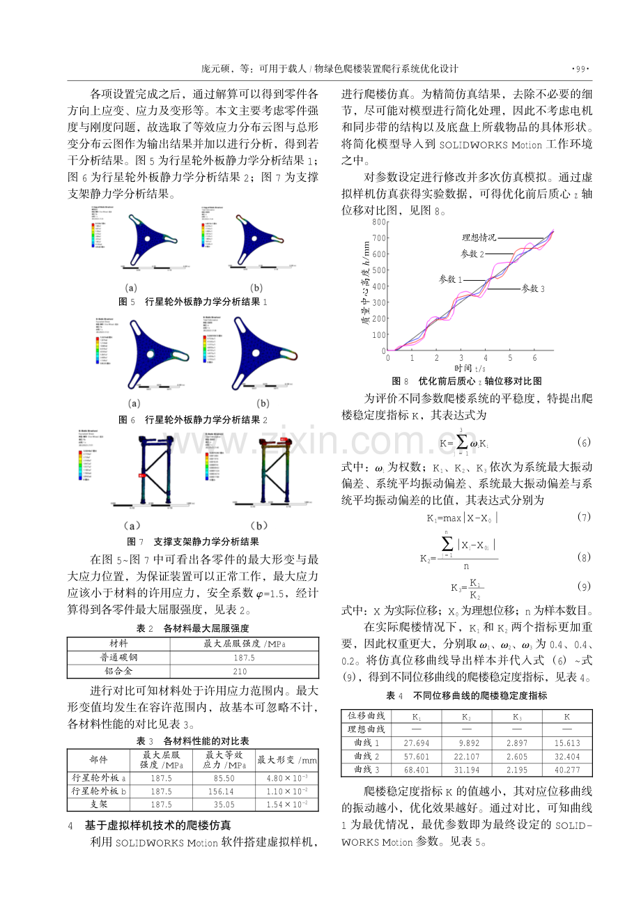 可用于载人_物绿色爬楼装置爬行系统优化设计.pdf_第3页