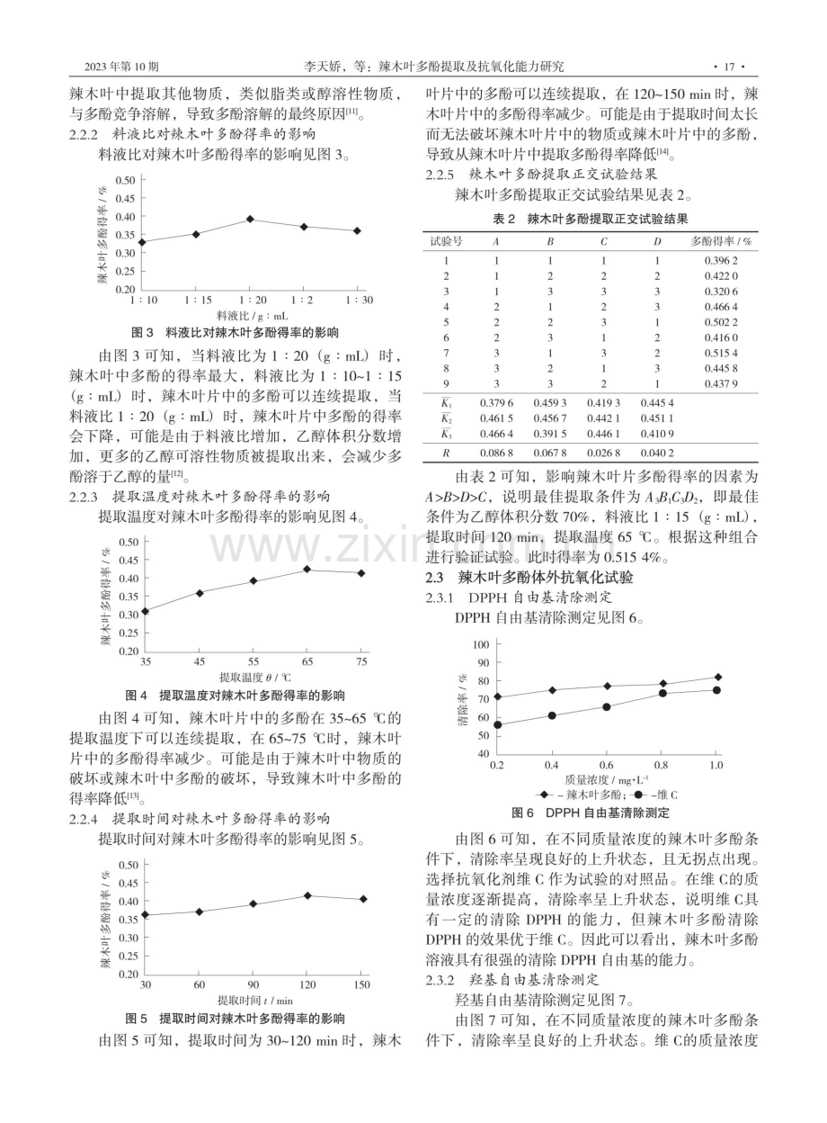 辣木叶多酚提取及抗氧化能力研究.pdf_第3页