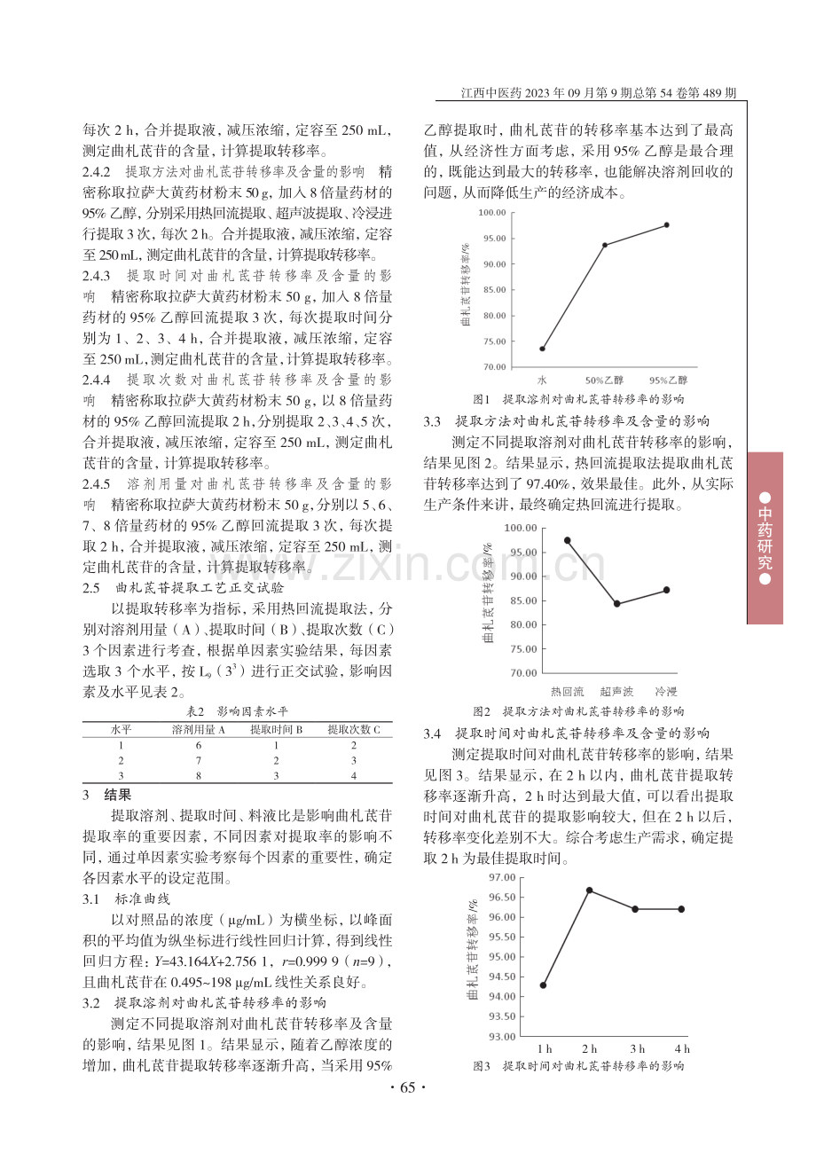 拉萨大黄中曲札茋苷的提取工艺研究.pdf_第2页