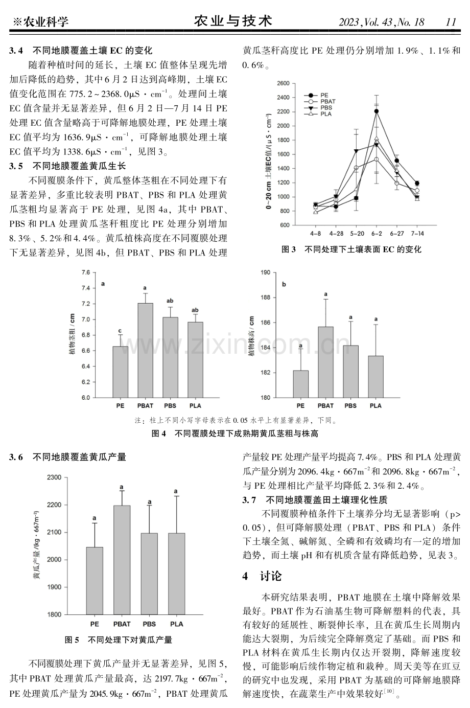 可降解地膜在黄瓜生产中的应用研究.pdf_第3页