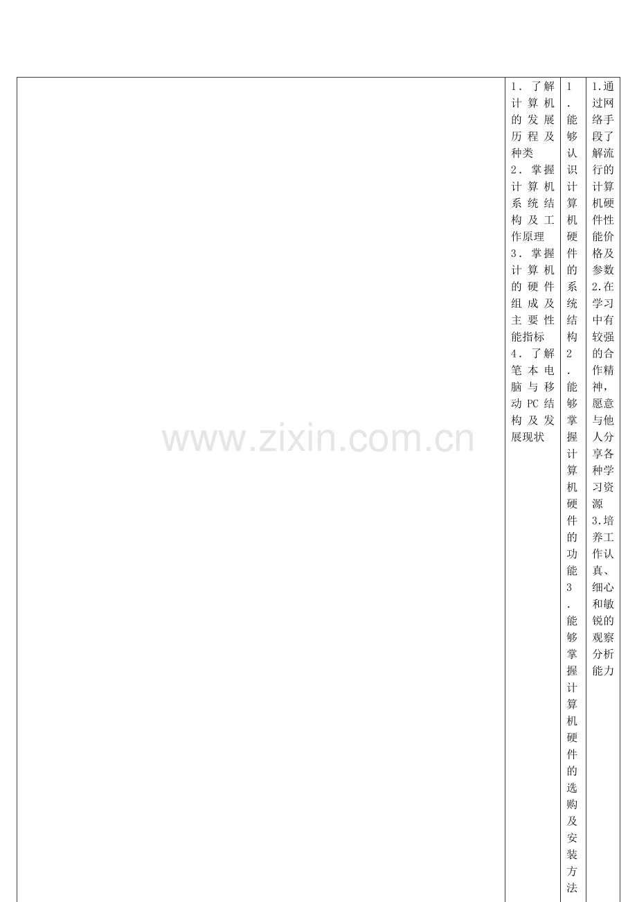 计算机组装与维护1-15全书教案电子讲义.doc_第2页