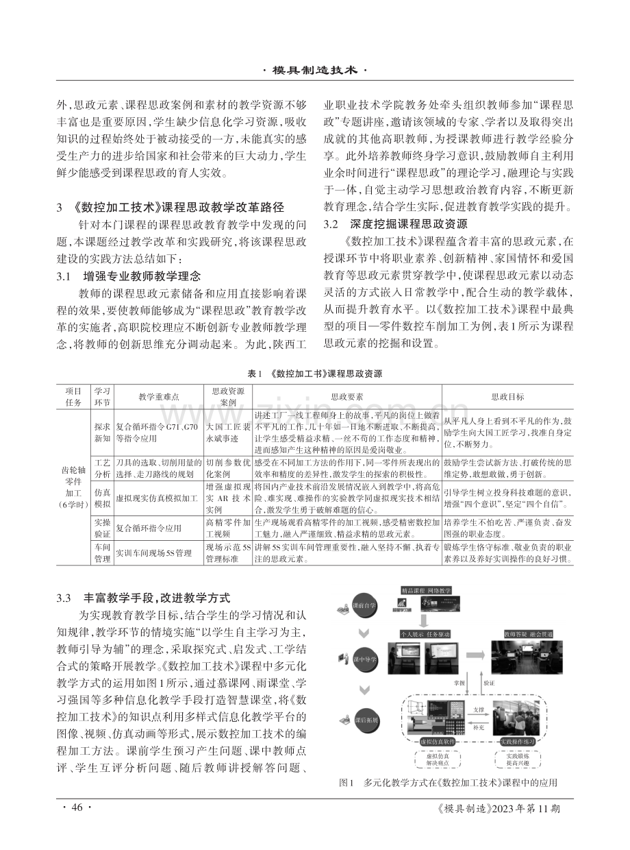 课程思政视域下《数控加工技术》教学改革与实践研究.pdf_第3页