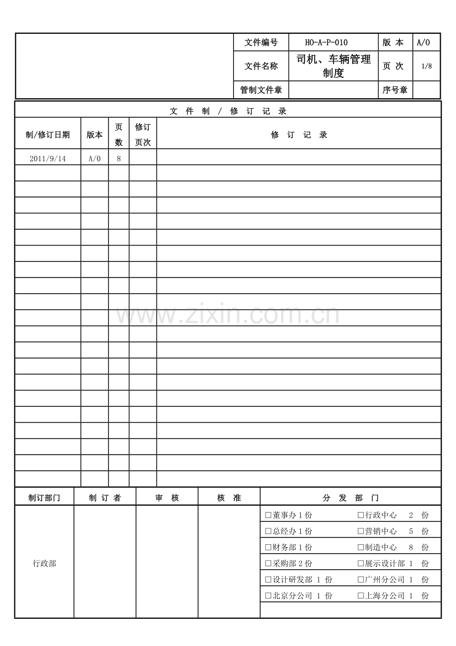 司机车辆管理制度.doc_第1页