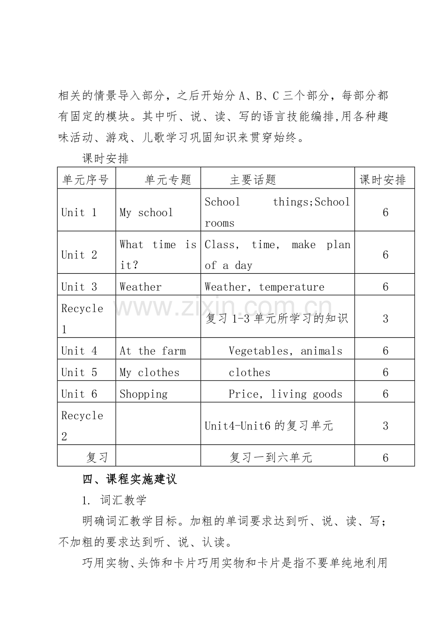 小学四年级英语下册课程纲要.doc_第3页