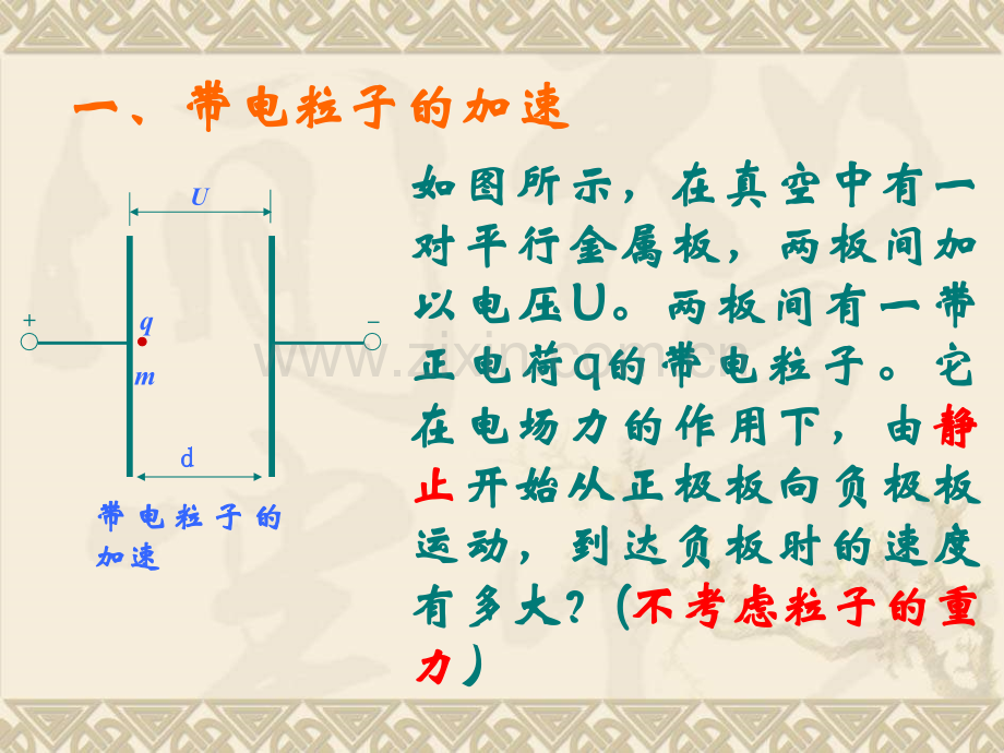 高一物理带电粒子在电场中运动1.pptx_第2页