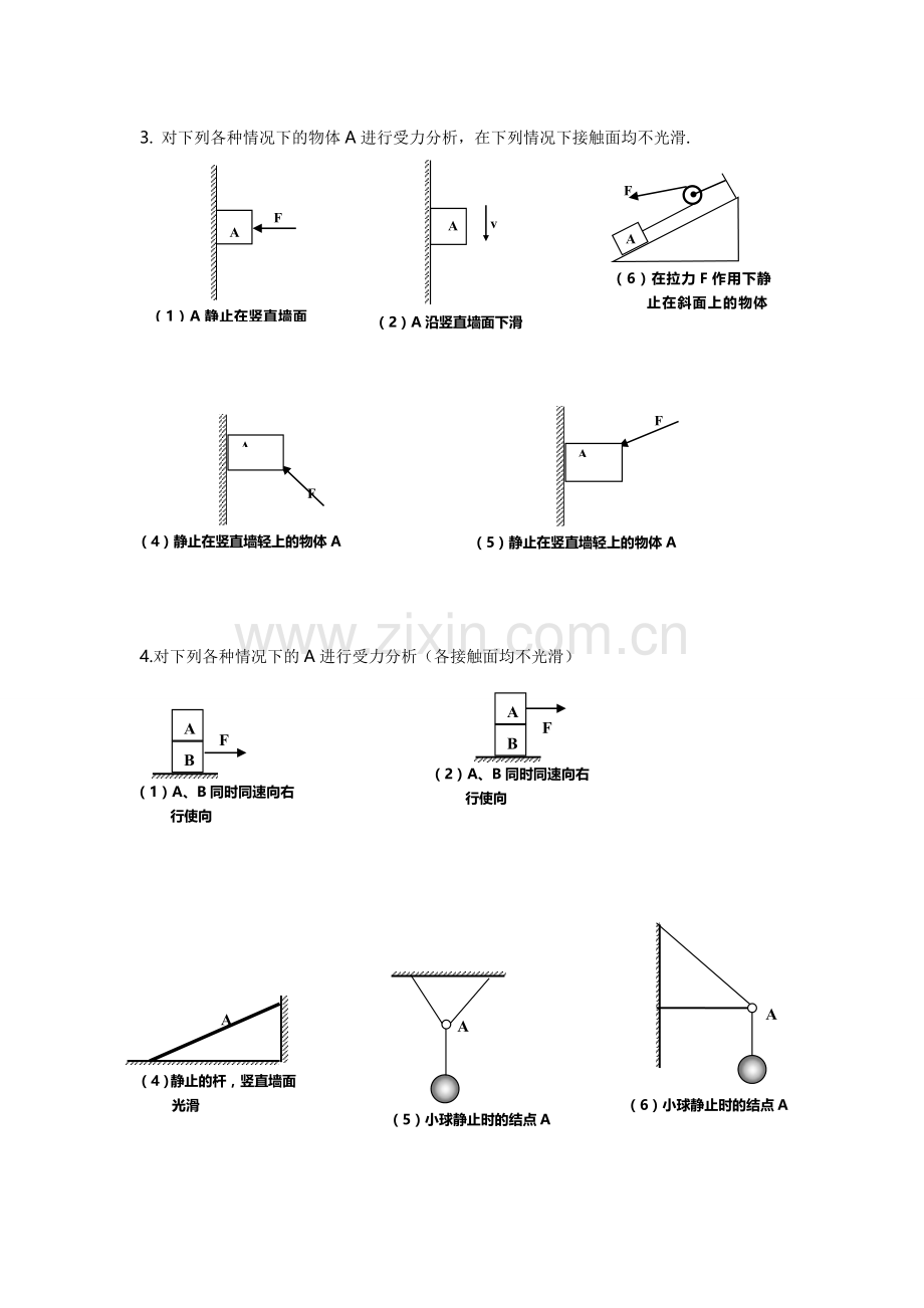 中学物理受力分析经典例题物理受力分析.doc_第2页