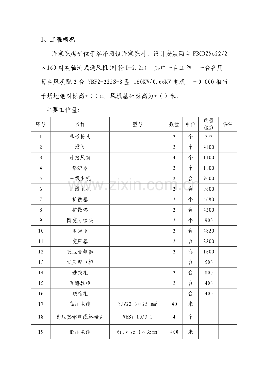 主扇通风机安装安全技术措施.doc_第2页