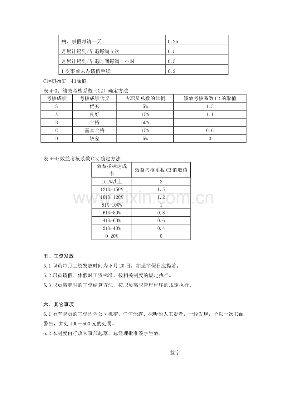 职工工资制度范本.doc_第3页