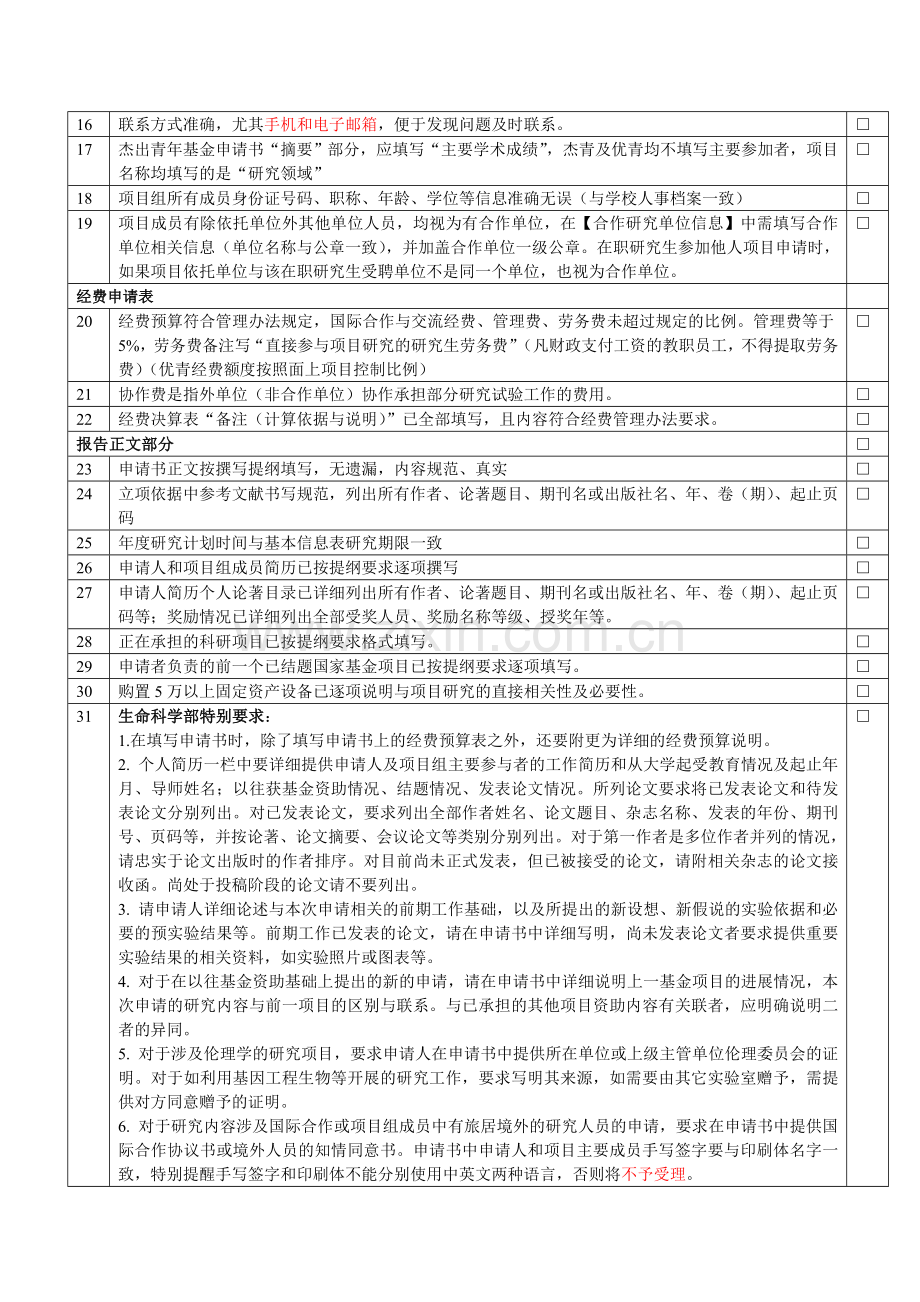 兰州大学度国家自然科学基金项目形式审查表.doc_第2页