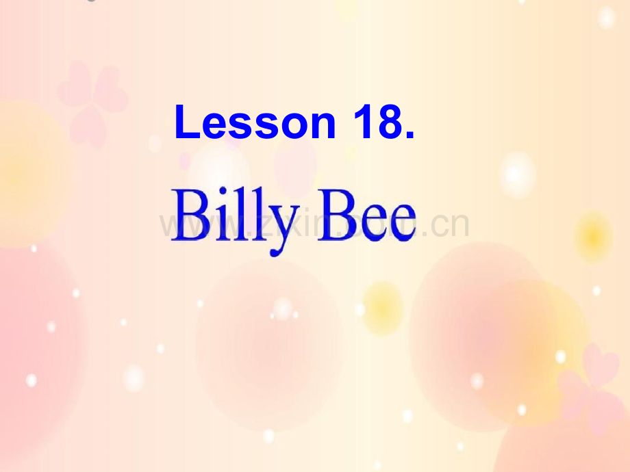 冀教五年级英语LessonBilly-Bee.pptx_第2页