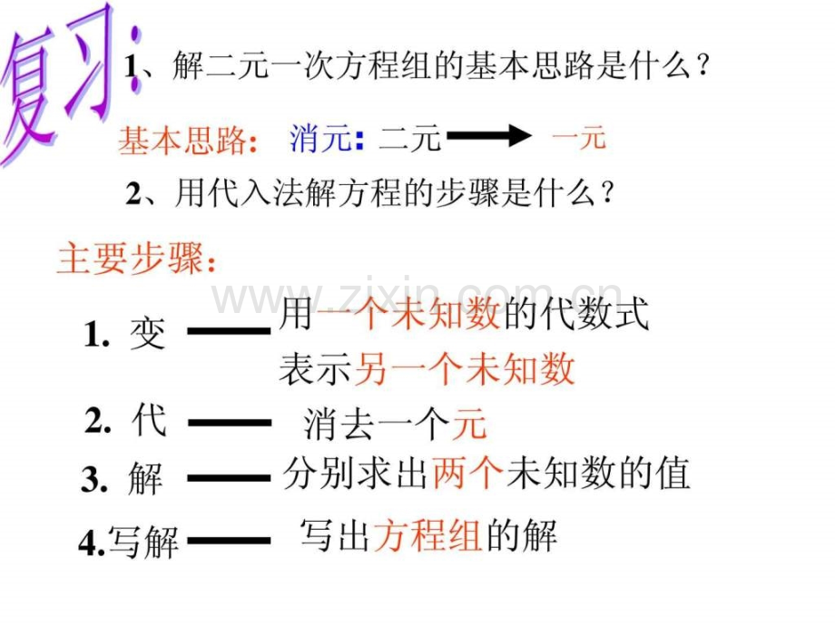 七年级数学下册解二元一次方程组.pptx_第2页