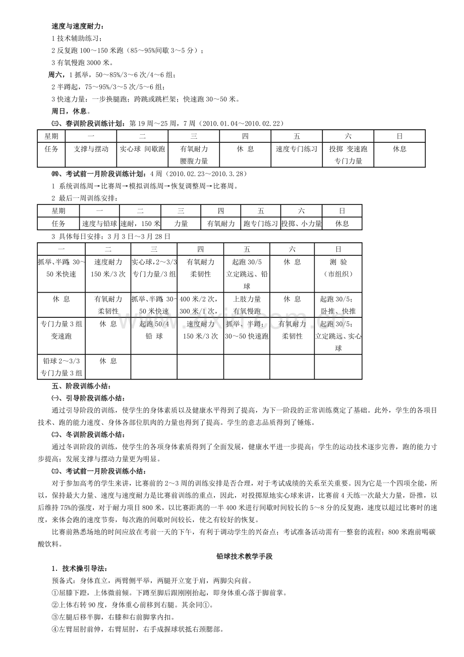 田径训练计划详细版.doc_第2页