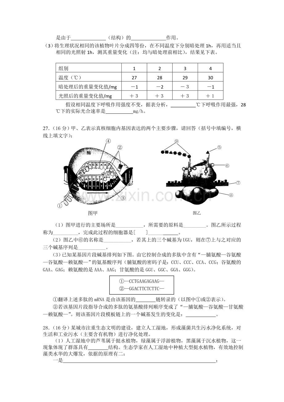 2013深圳高考生物模拟试题1.doc_第3页