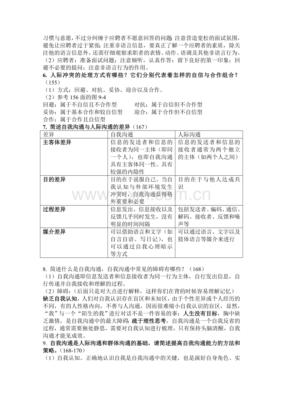 2012管理沟通复习材料.doc_第3页