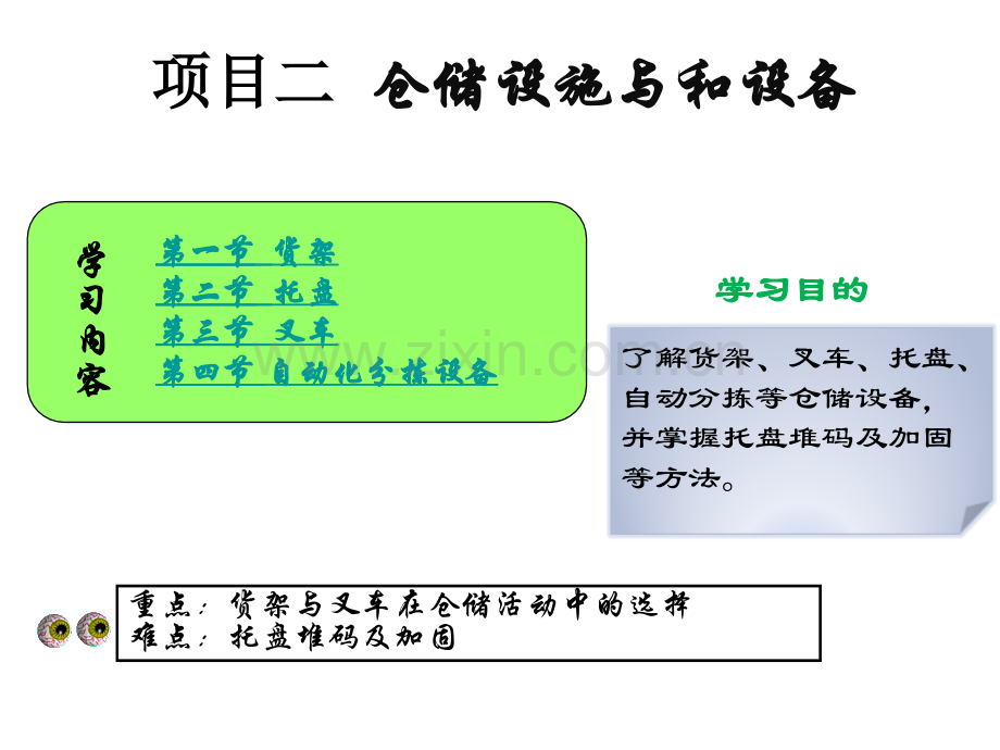 高等教育项目二仓储设施与和设备.pptx_第2页