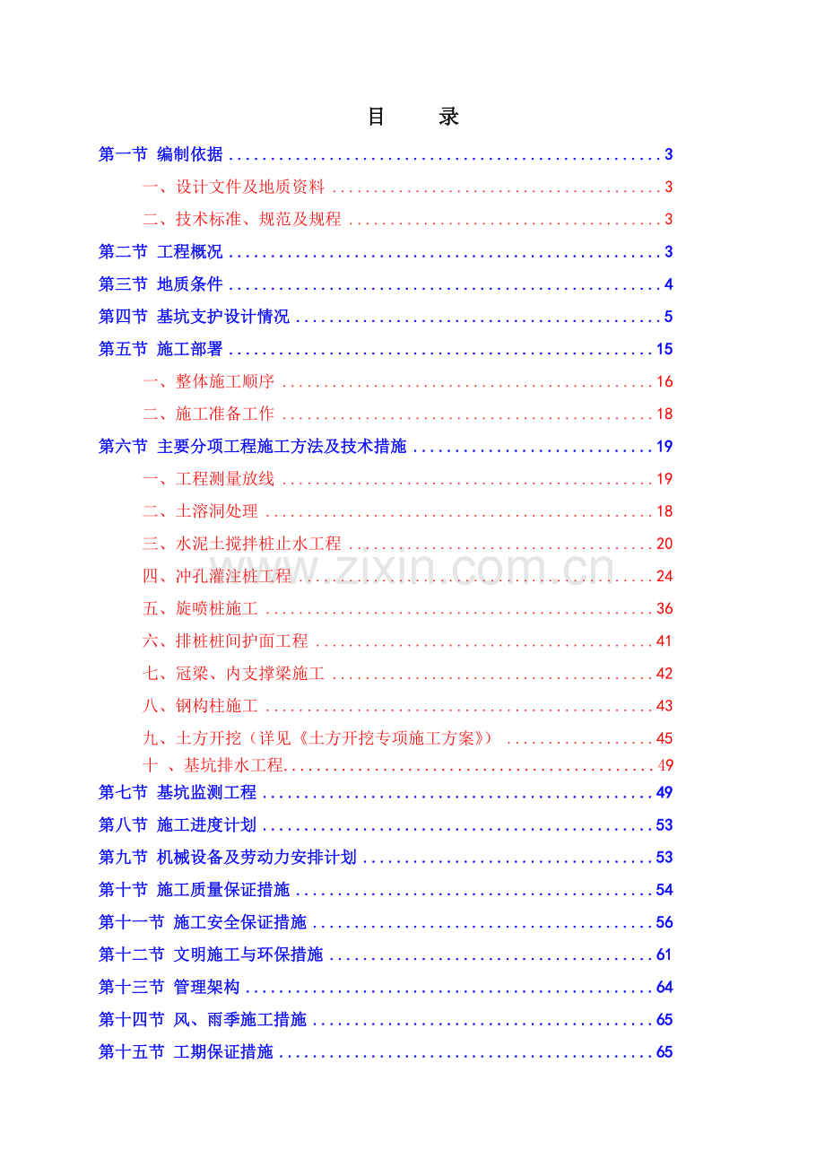 基坑支护工程专项施工方案.doc_第1页