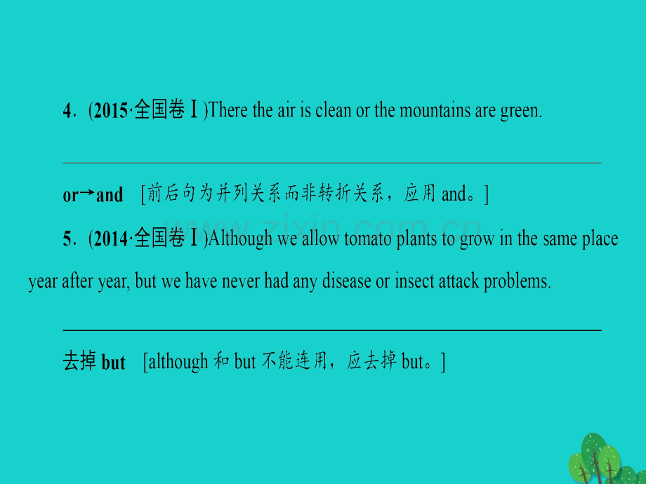 高三英语二轮复习专题5短文改错考法2句法错误课件.pptx_第3页