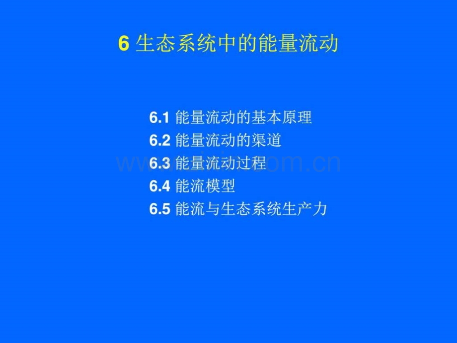 生态学6能量流动图文.pptx_第1页