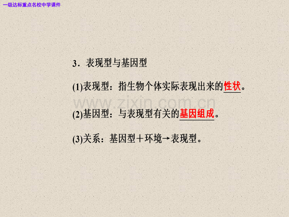 高三生物复习精讲精练之专题八考点3基因与性状的关系.pptx_第3页