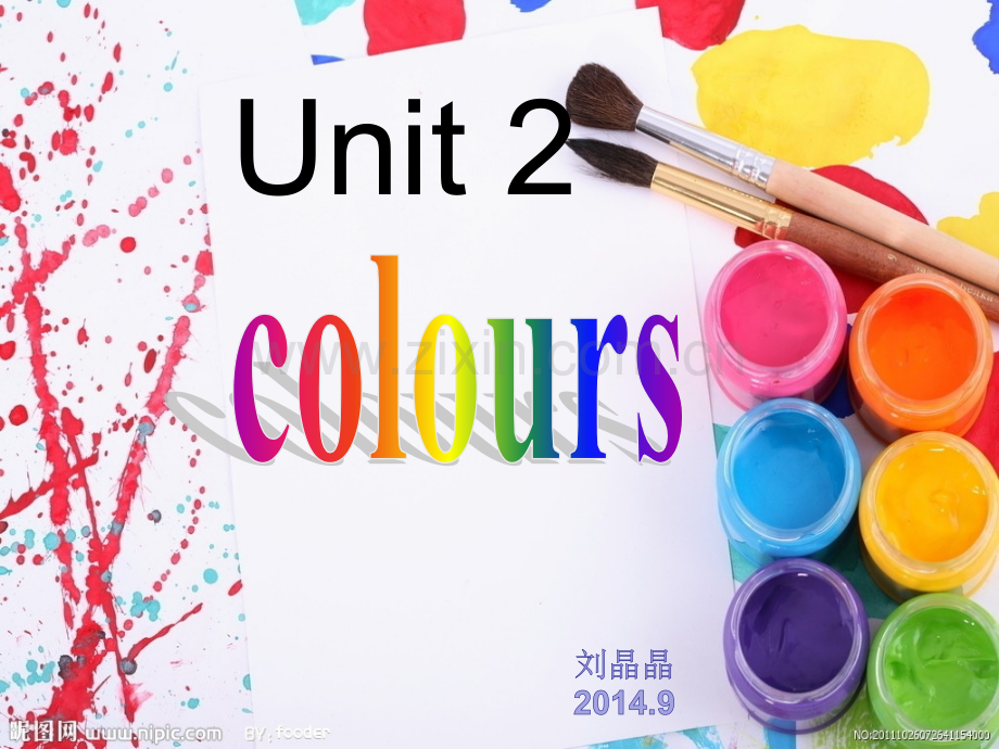 PEP人教版小学英语三年级上册Unit-2-Colours时Unit2Colors.pptx_第1页