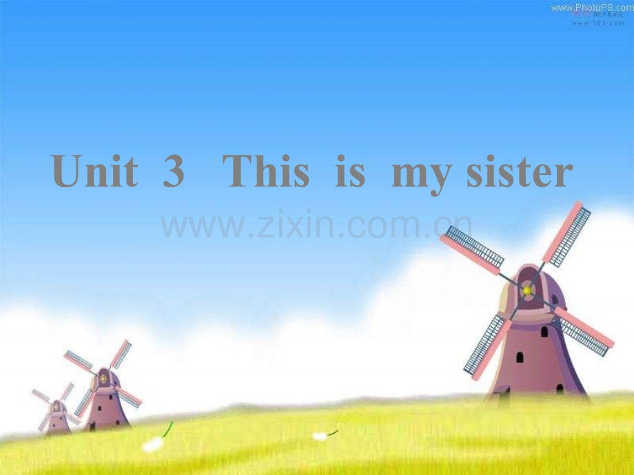 七年级英语Thisismysister3.pptx_第1页