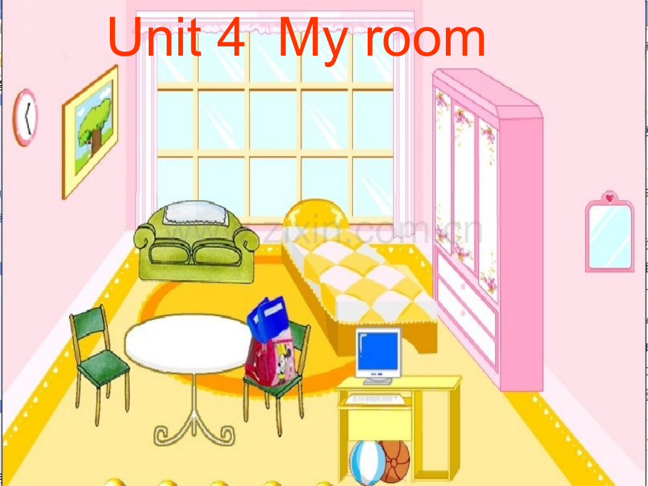 joinin小学英语四年级下册unit4Myroom时.pptx_第1页