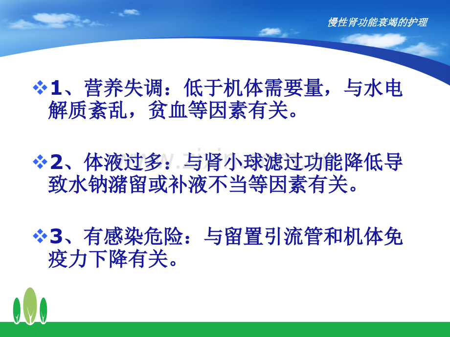 慢性肾功能衰竭的护理讲解护士必备.pptx_第3页