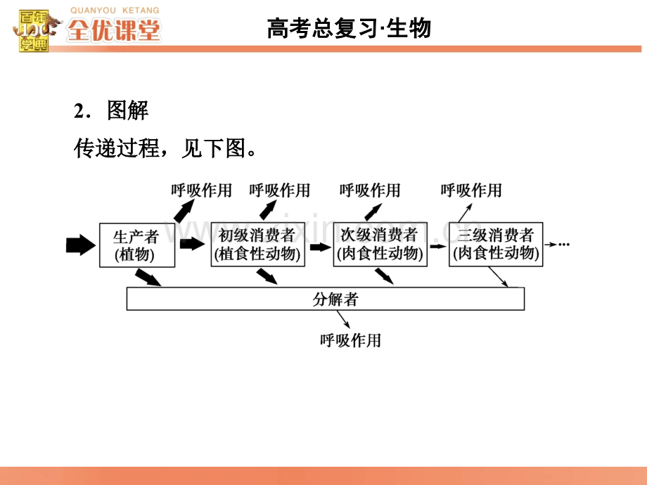 全优课堂2016高考生物一轮配套934生态系统的能量流动和物质循环.pptx_第2页