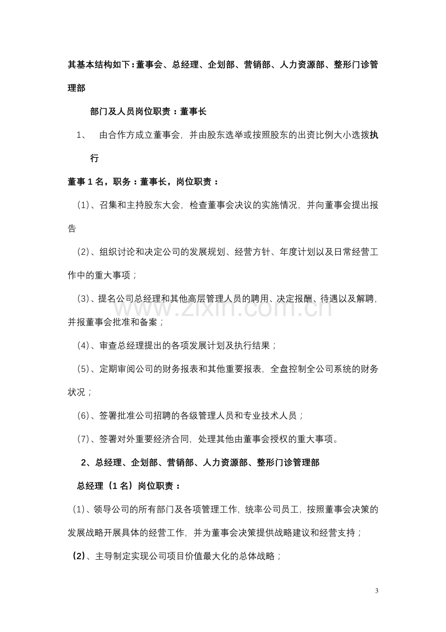 公司的组织架构方案.doc_第3页