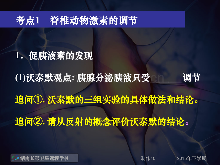 高三生物激素调节以及神经调节和体液调节关系.pptx_第2页