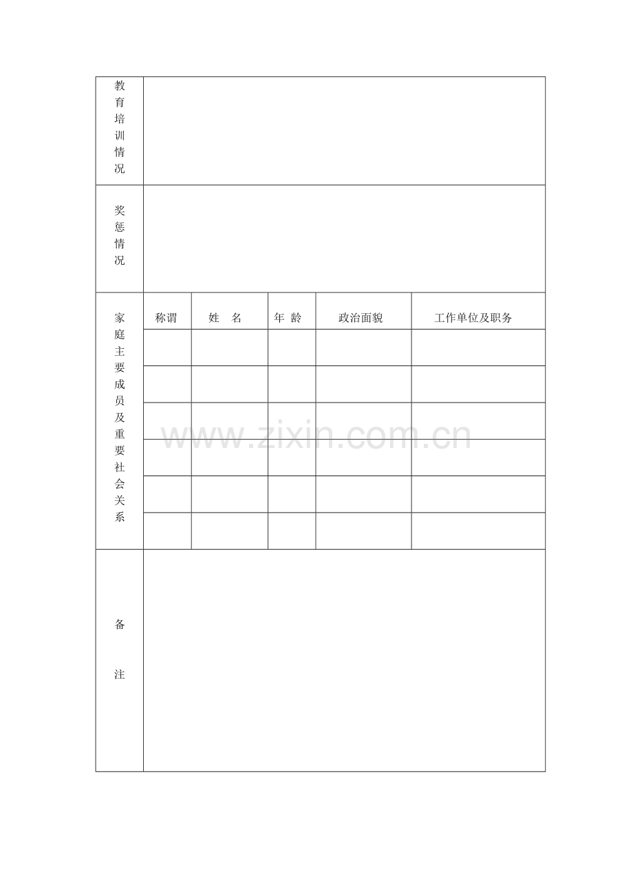 班子成员基本情况登记表.doc_第2页