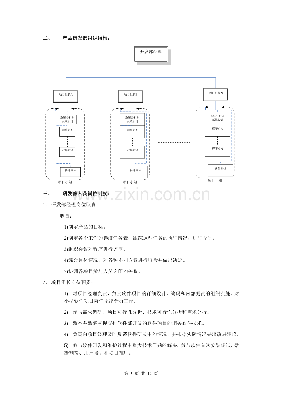 产品研发部规章制度及软件项目管理方法.doc_第3页