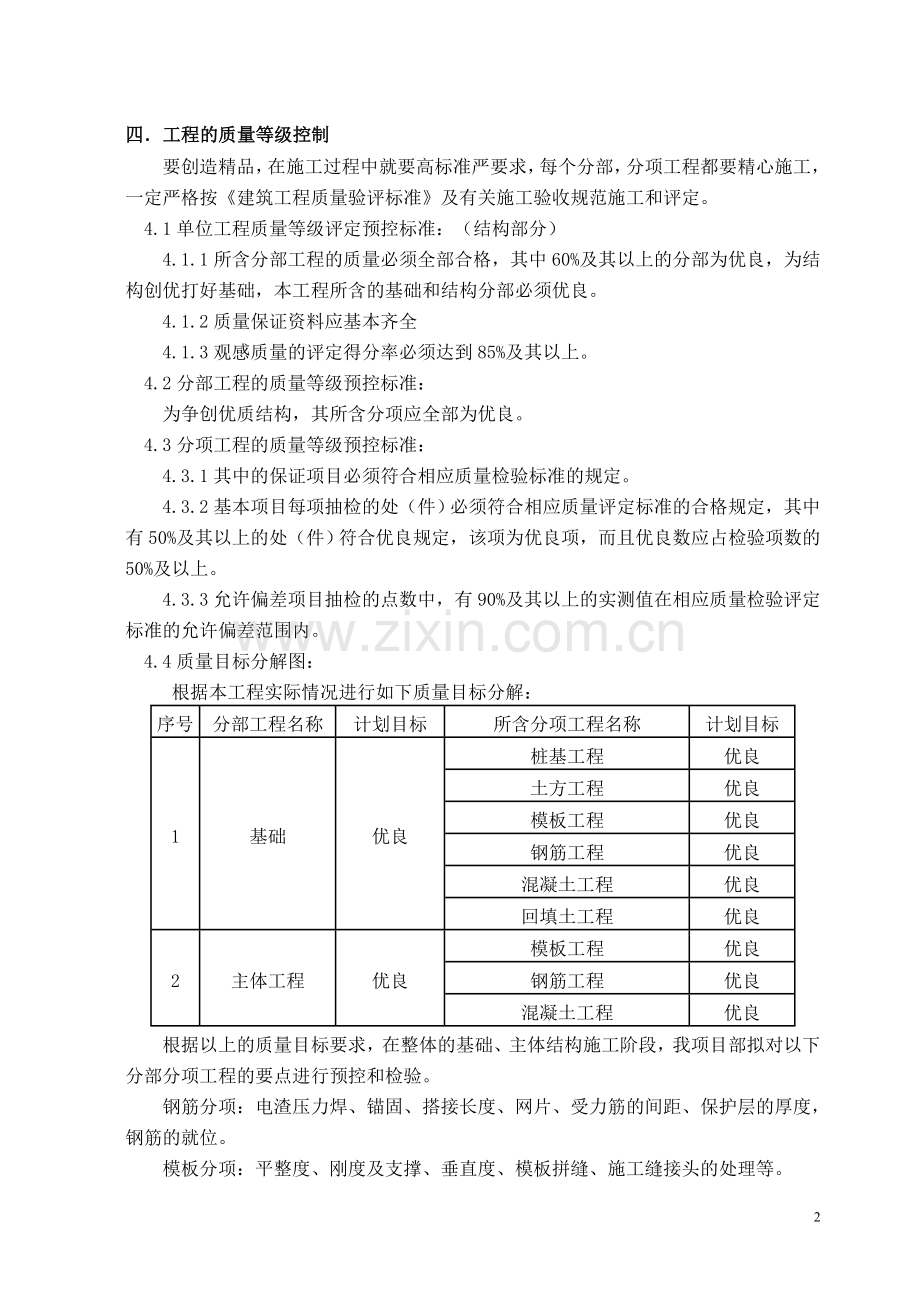 兰荷苑高层及管理用房优质建筑结构工程创优计划和措施.doc_第2页